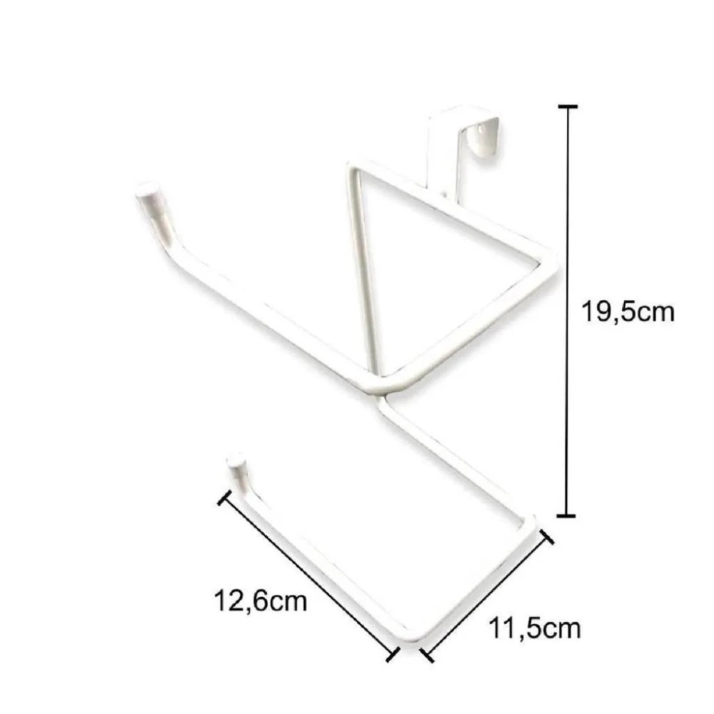 Suporte Papel Hig Acoplada Essence Branco .