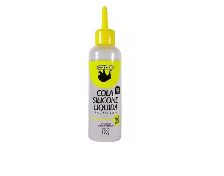 Cola Silicone Liquida 100g Transparente