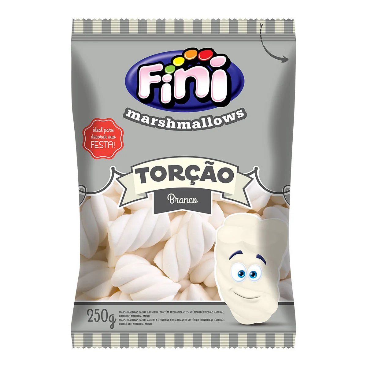 Marshmallow Fini 250g Branco