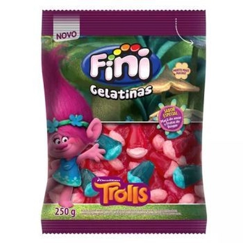 Bala Fini Gelatina 90g / Und / Trolls