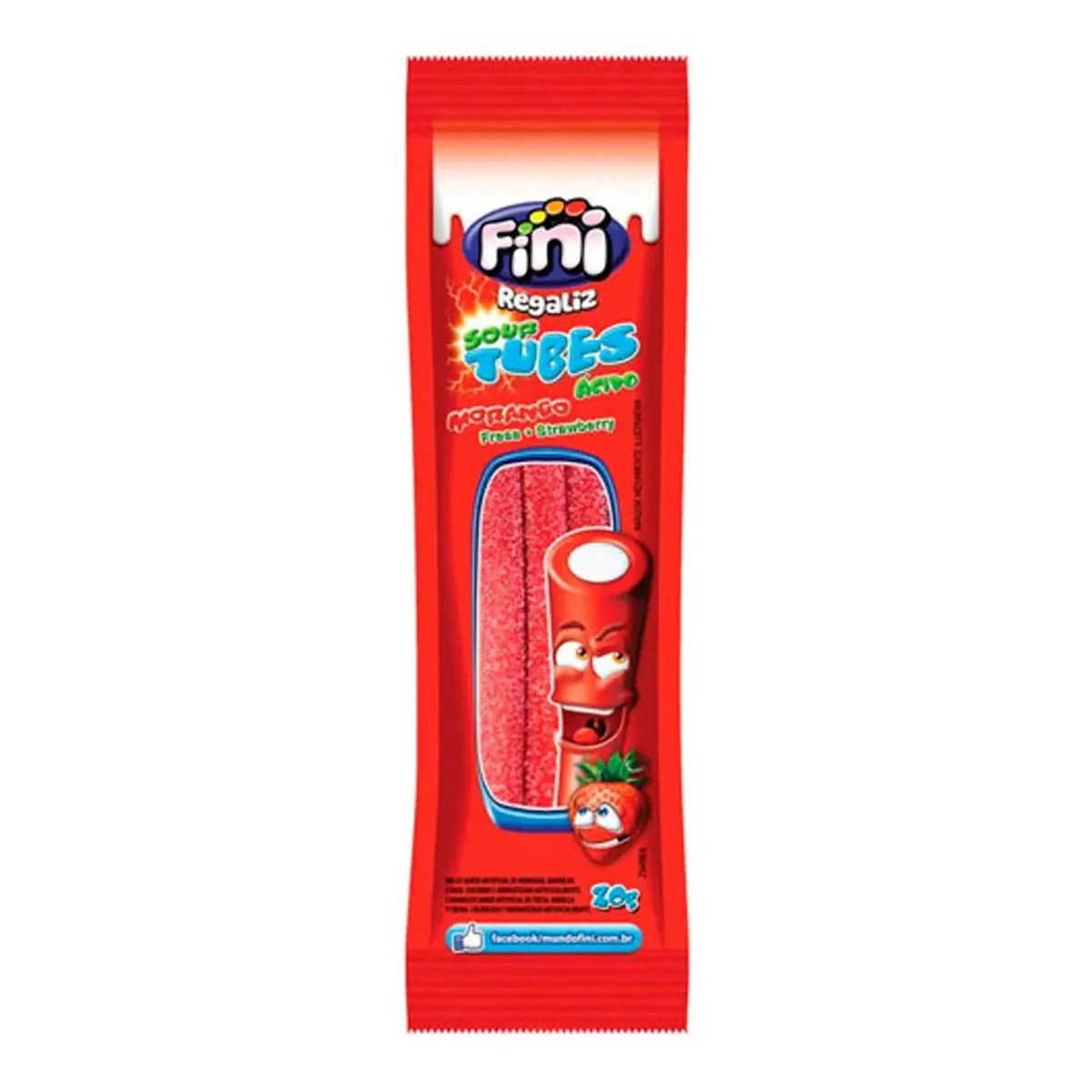 Gelatina Fini Regaliz Tubes Mor