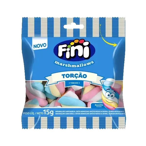 Bala Fini Marshmallo 60g Torcao Und