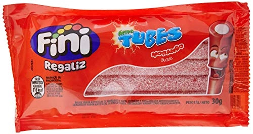 Bala Fini 30g Tubes Morango Citrico