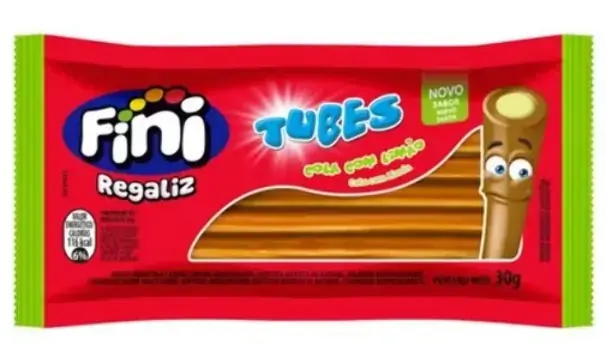 Bala Fini 30g Tubes Cola C/limao