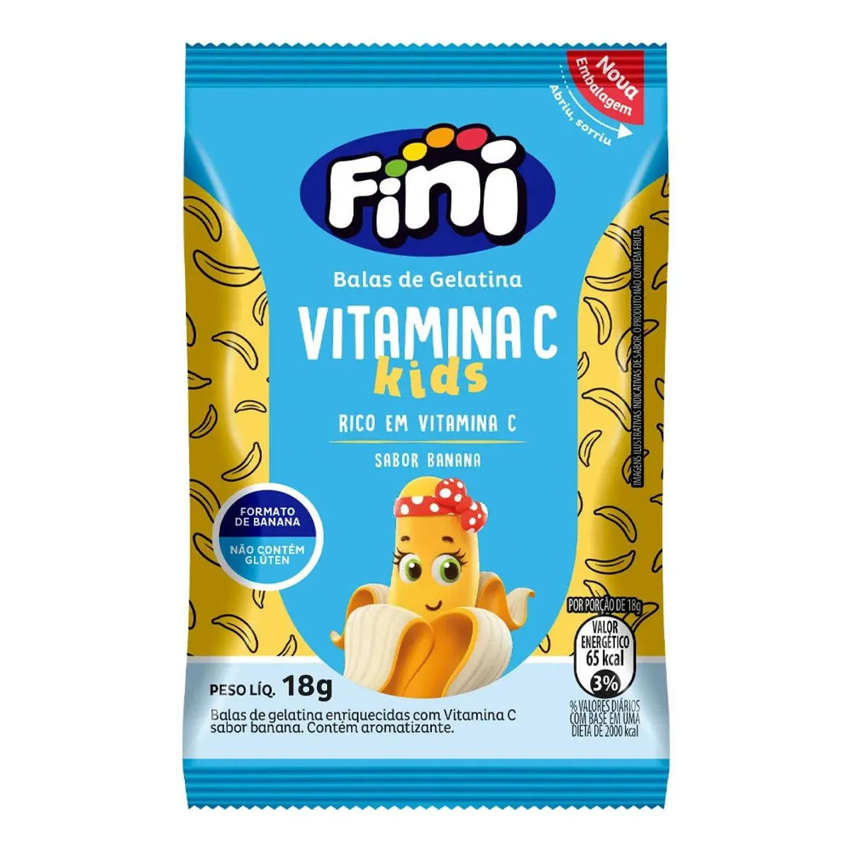 Fini Bem Estar Vitamina C Kids Banana 18g