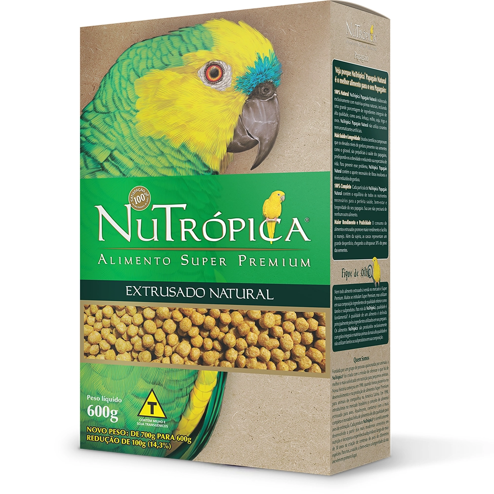 Racao Nutropica Papagaio N
