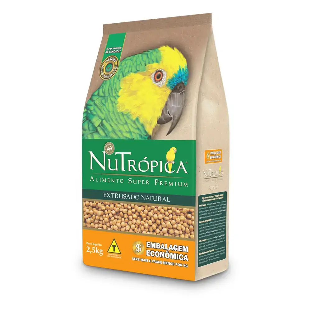 Al.pas.nutropica Natural Papagaio 2,5kg