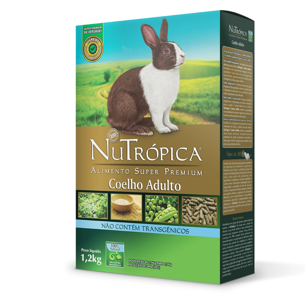 Nutropica Coelho Adulto 1.2kg