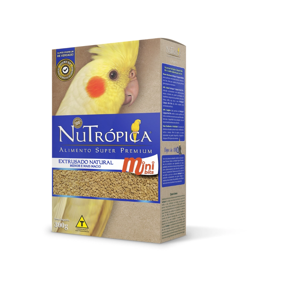Nutropica Calopsita Natural Mini Bits 300g