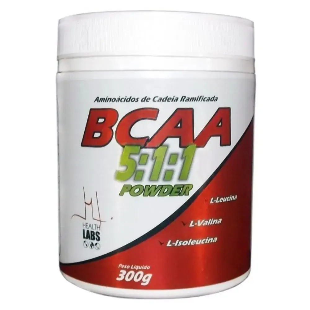 Bcaa 5:1:1 Pó Health Labs Laranja 300g