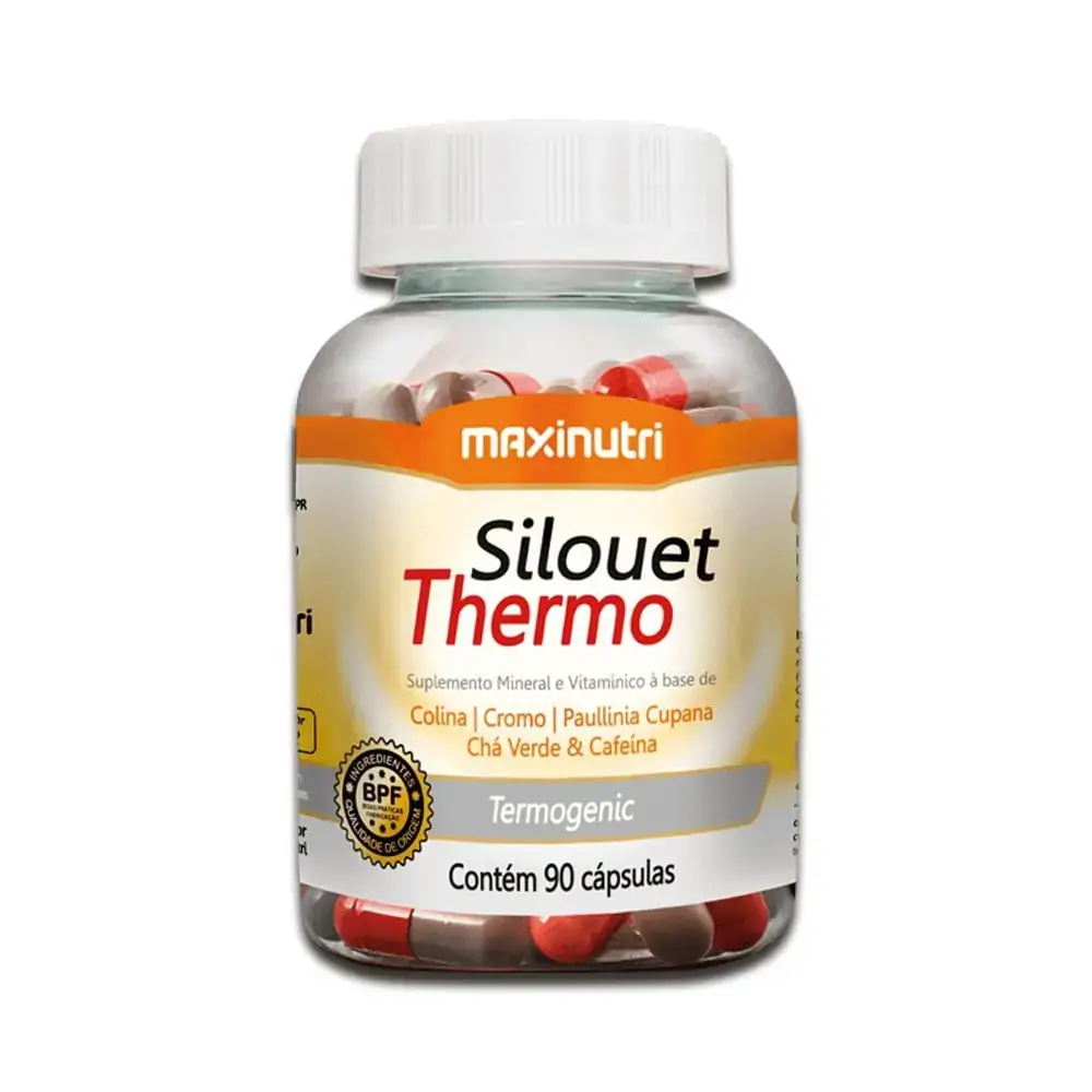 Silouet Thermo (Pimenta/Guaraná/Citrus) 90 Cáps. Maxinutri