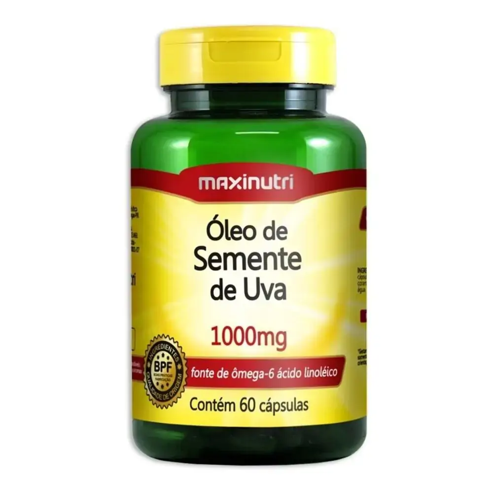 óleo De Semente De Uva 60 Cáps Max Triangulomed