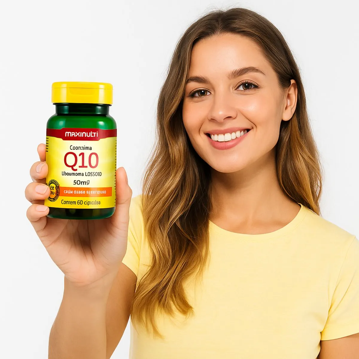 Coenzima Q10 Ubiquinol 50mg 60cp Zero Açucar Idoso Senior