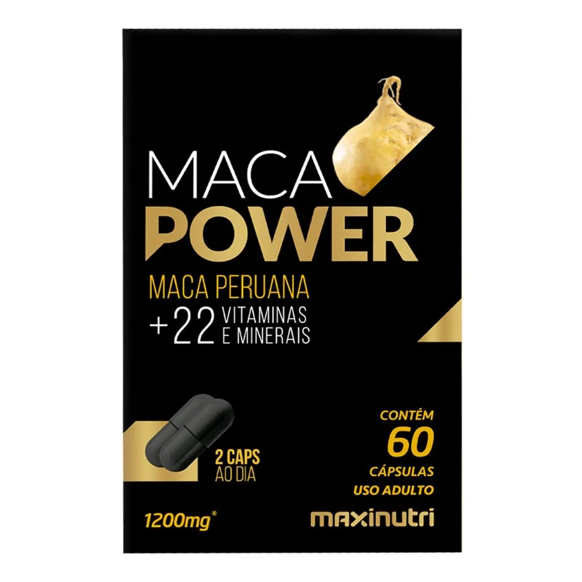 Maca Peruana Power Maxinutri 60 Cápsulas