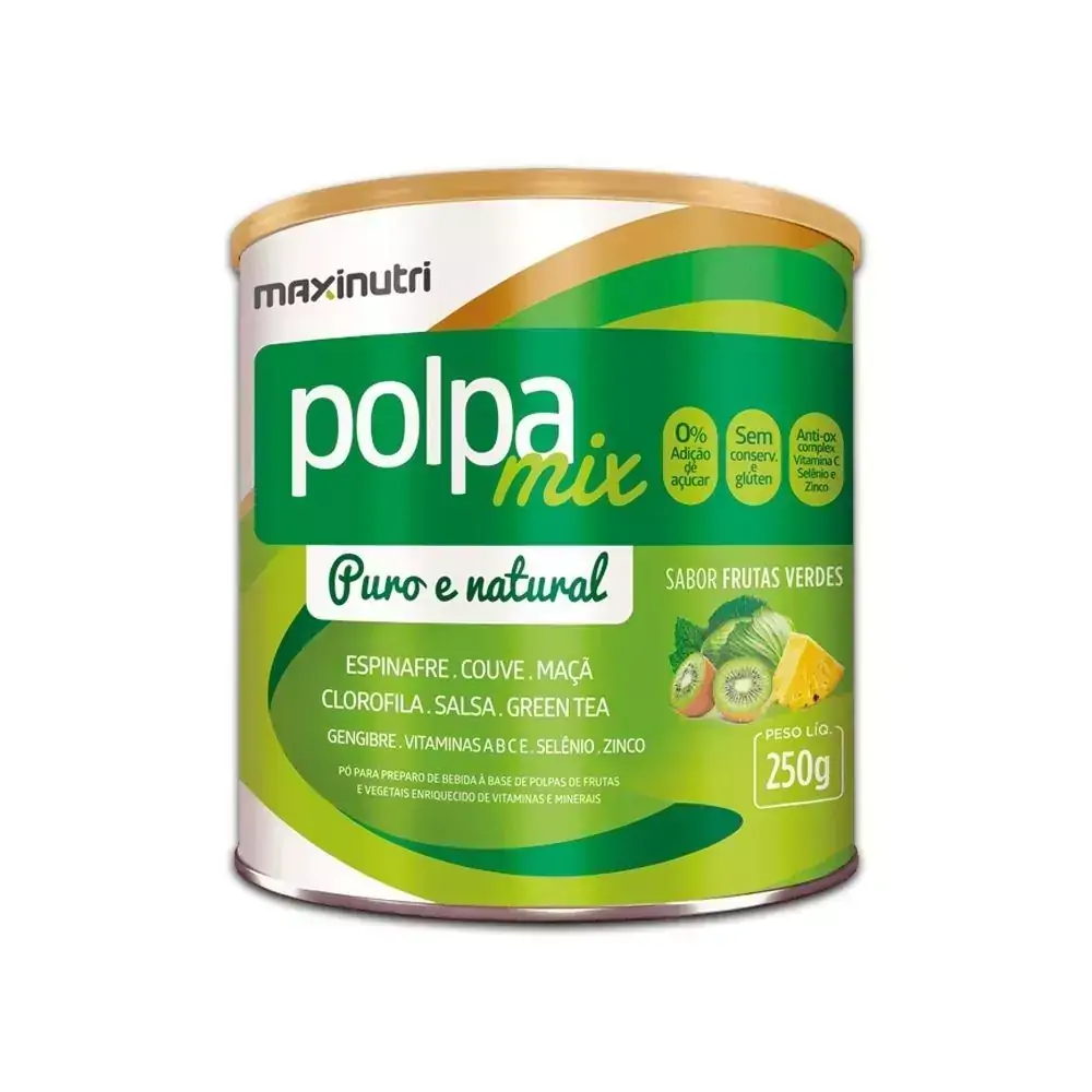 Polpamix Frutas verdes 250g - Maxinutri