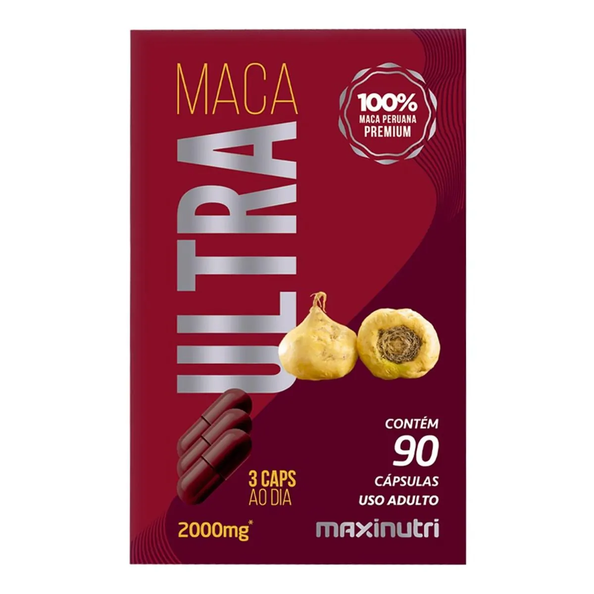 Maca Peruana Ultra Maxinutri 90 Cápsulas