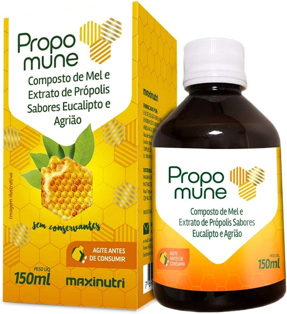 Propomune Xarope Mel/Própolis/Agrião 150ml - Maxinutri