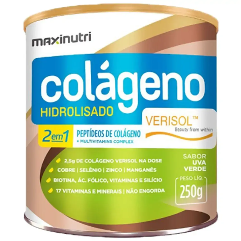 Colágeno Hidrolisado Maxinutri 2 em 1 Verisol Hair Skin Nails 250g