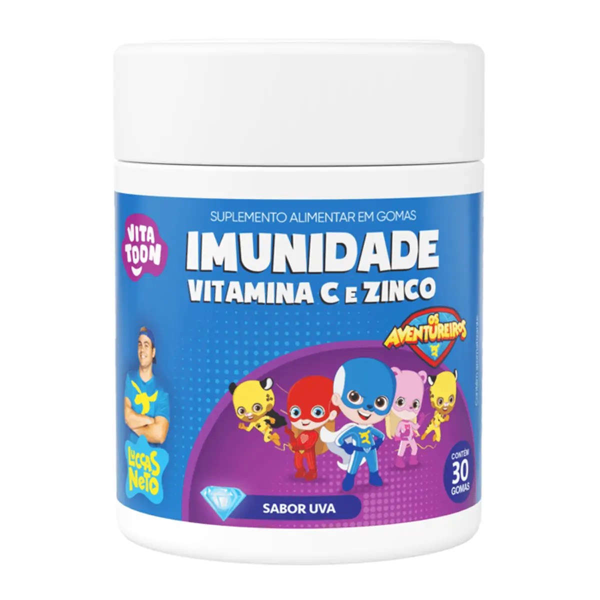 Vitatoon Vitamina Luccas Neto C30 Uva
