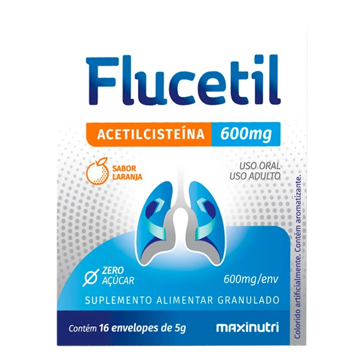 Flucetil 600mg C/16 Env 5g Maxinutri
