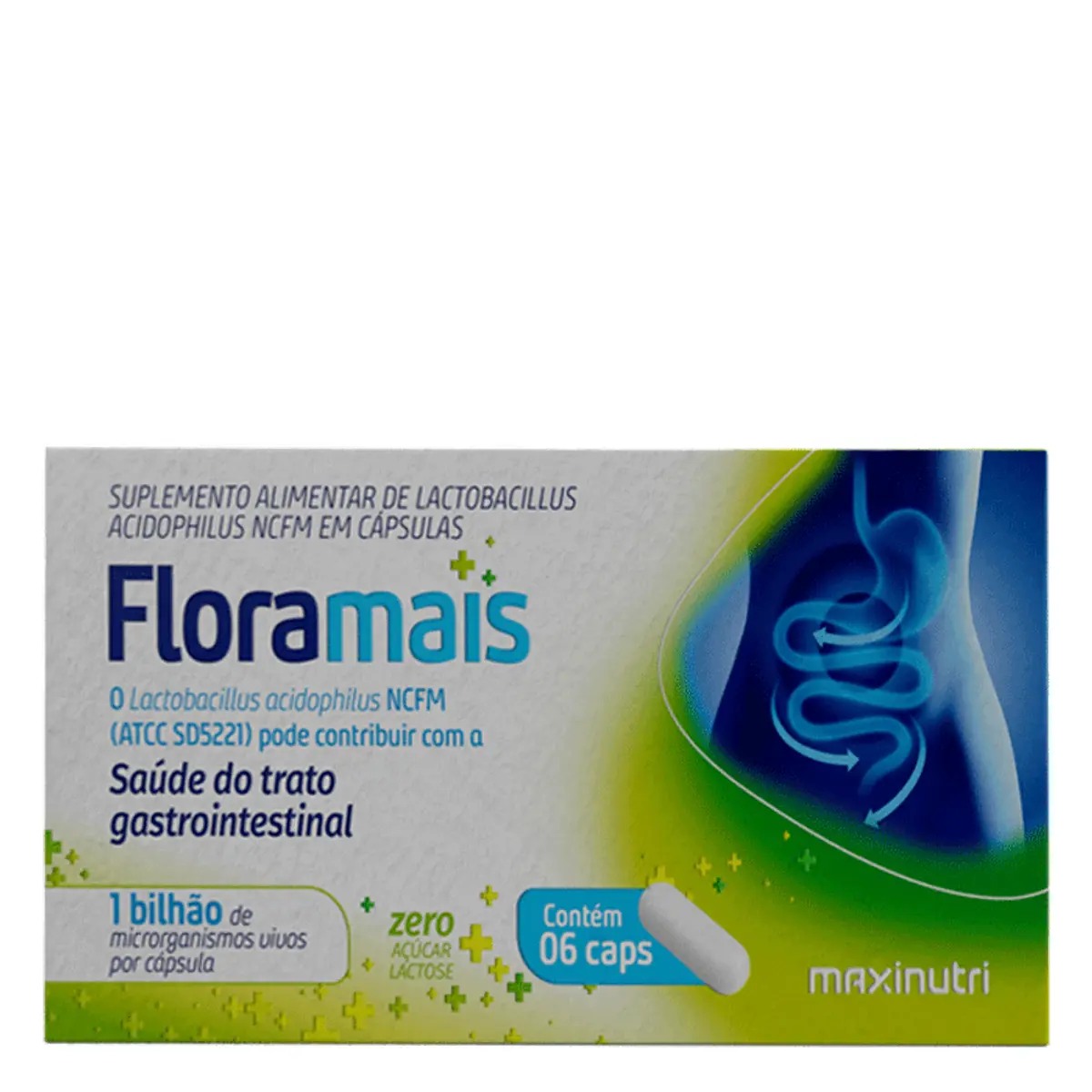 Probiótico Floramais Maxinutri 6 Cápsulas