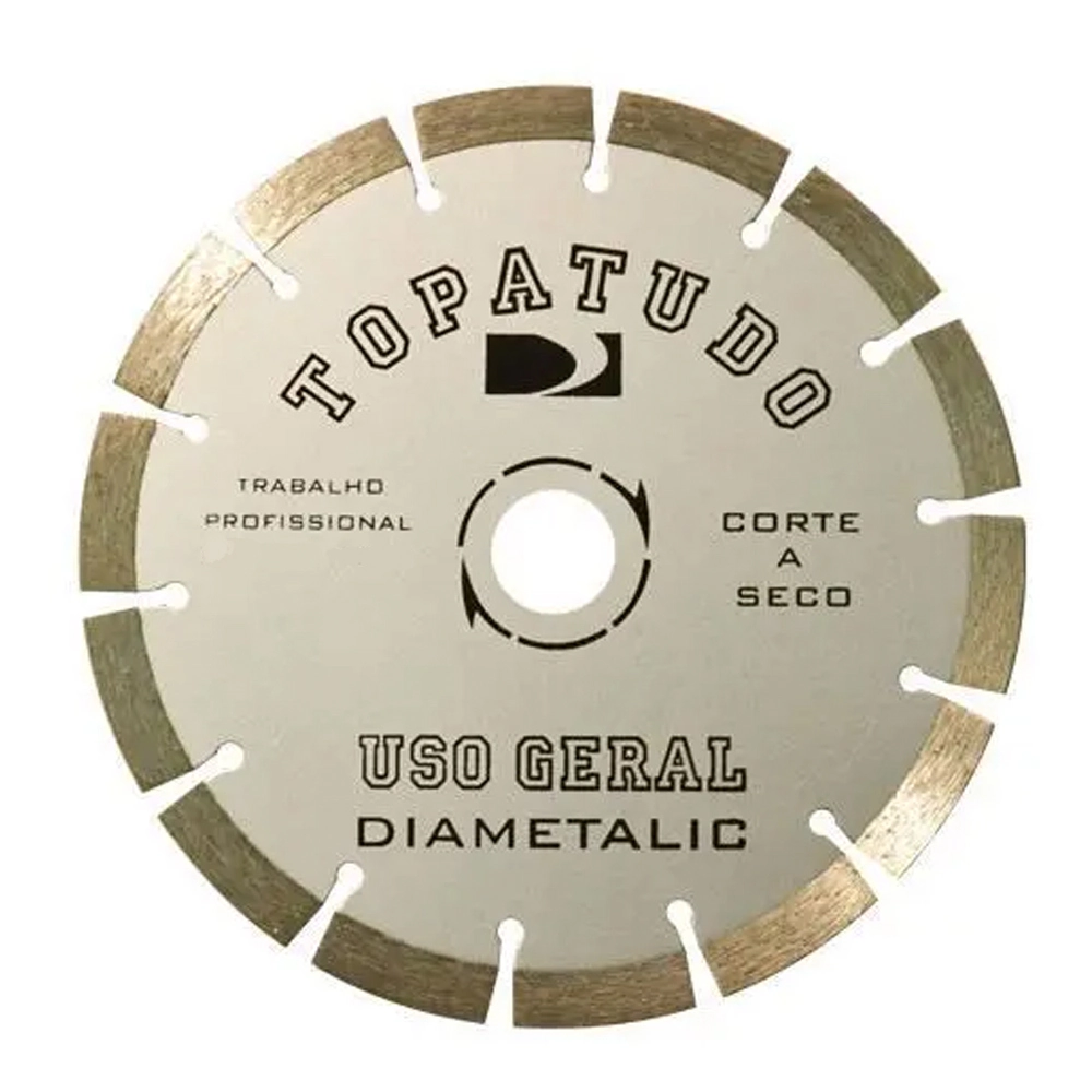 Disco Corte Diamantado Segmentado Topa Tudo 180mm Diametalic