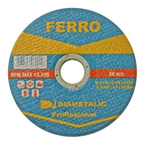 Disco Corte Fino Ferro Profissional 110mm Diametalic