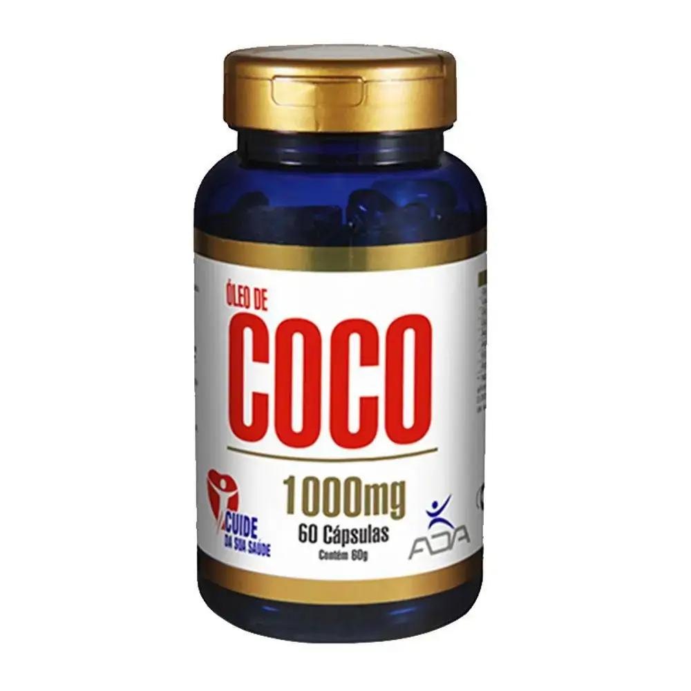 Oleo De Coco 1000mg 60 Caps Ada Ada