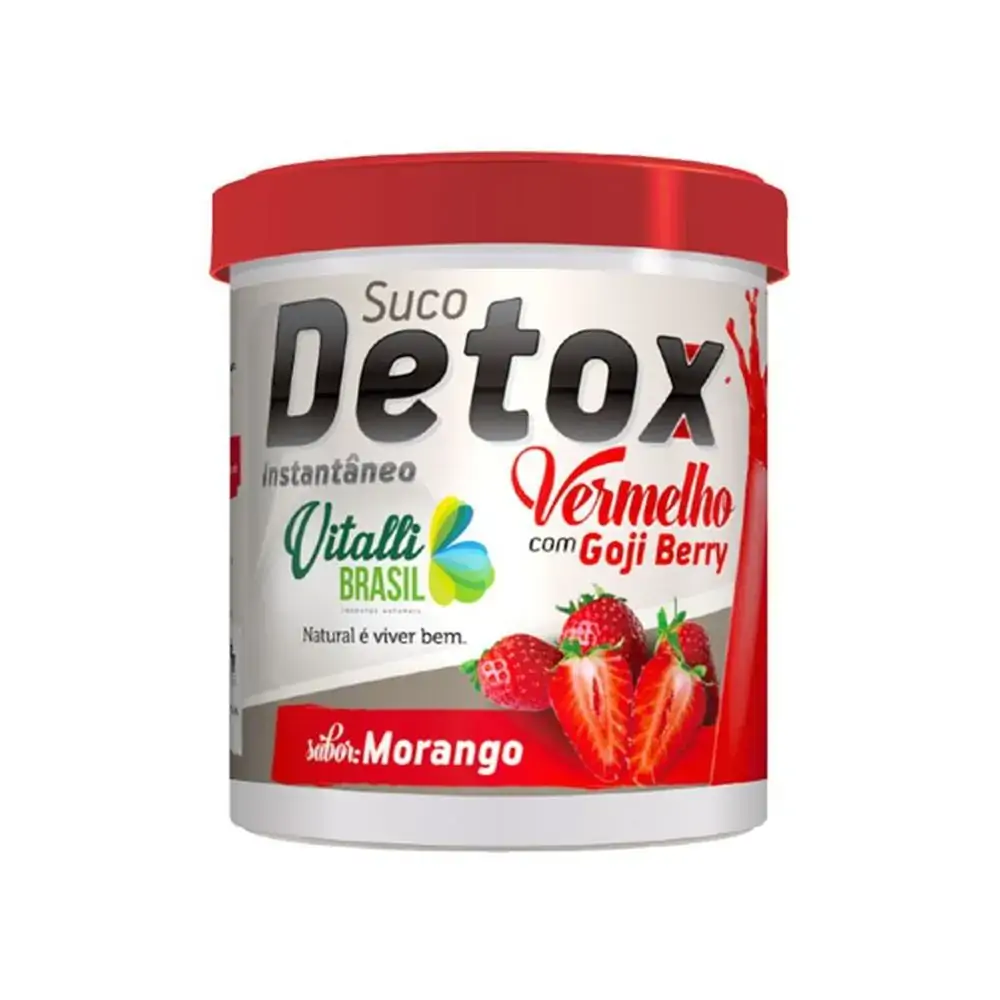 Vitalli Detox Vermelho C/morango 250g .