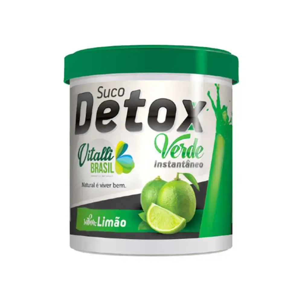 Suco Detox Verde Sabor Limao 250g Vitalli Brasil