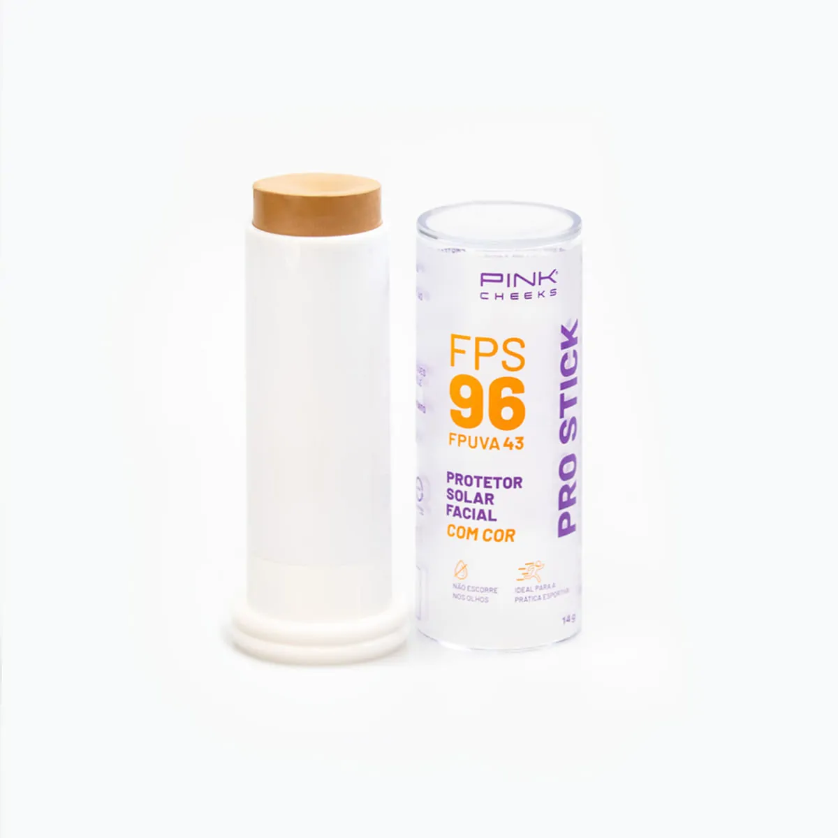 Pro Stick Protetor Solar Multifuncional Fps95 Cor Pro20 14g Fpuva 43