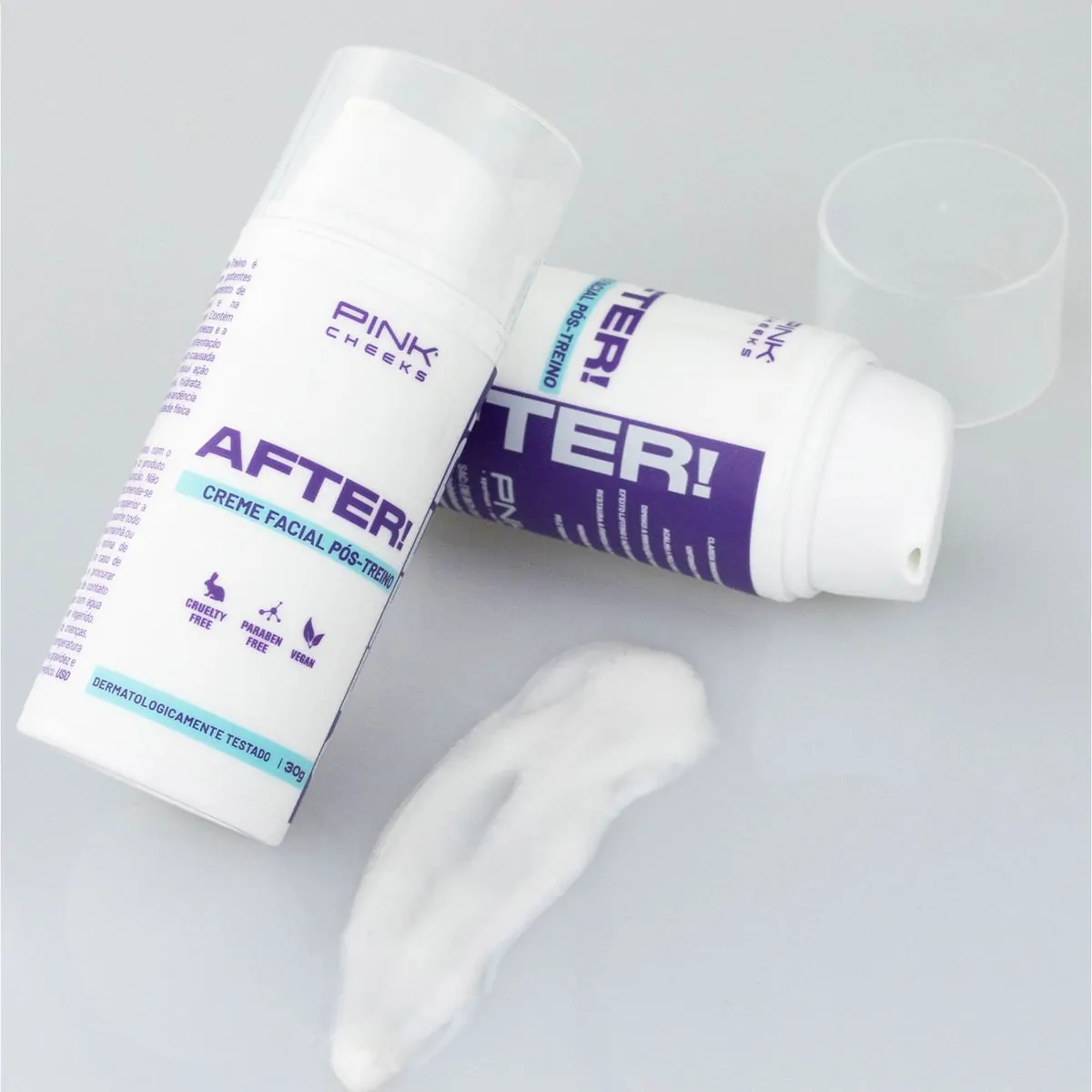 Hidratante Facial Creme Pink Cheeks After Pos Treino 30g
