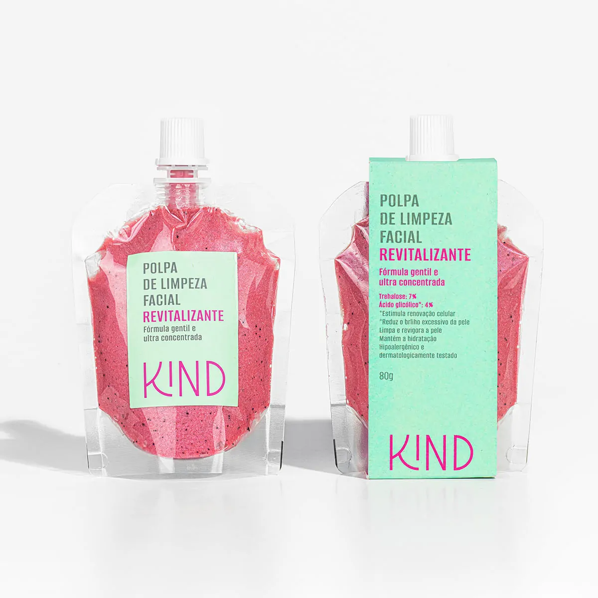 Sabonete Facial Kind Polpa De Limpeza Facial Revitalizante 80g