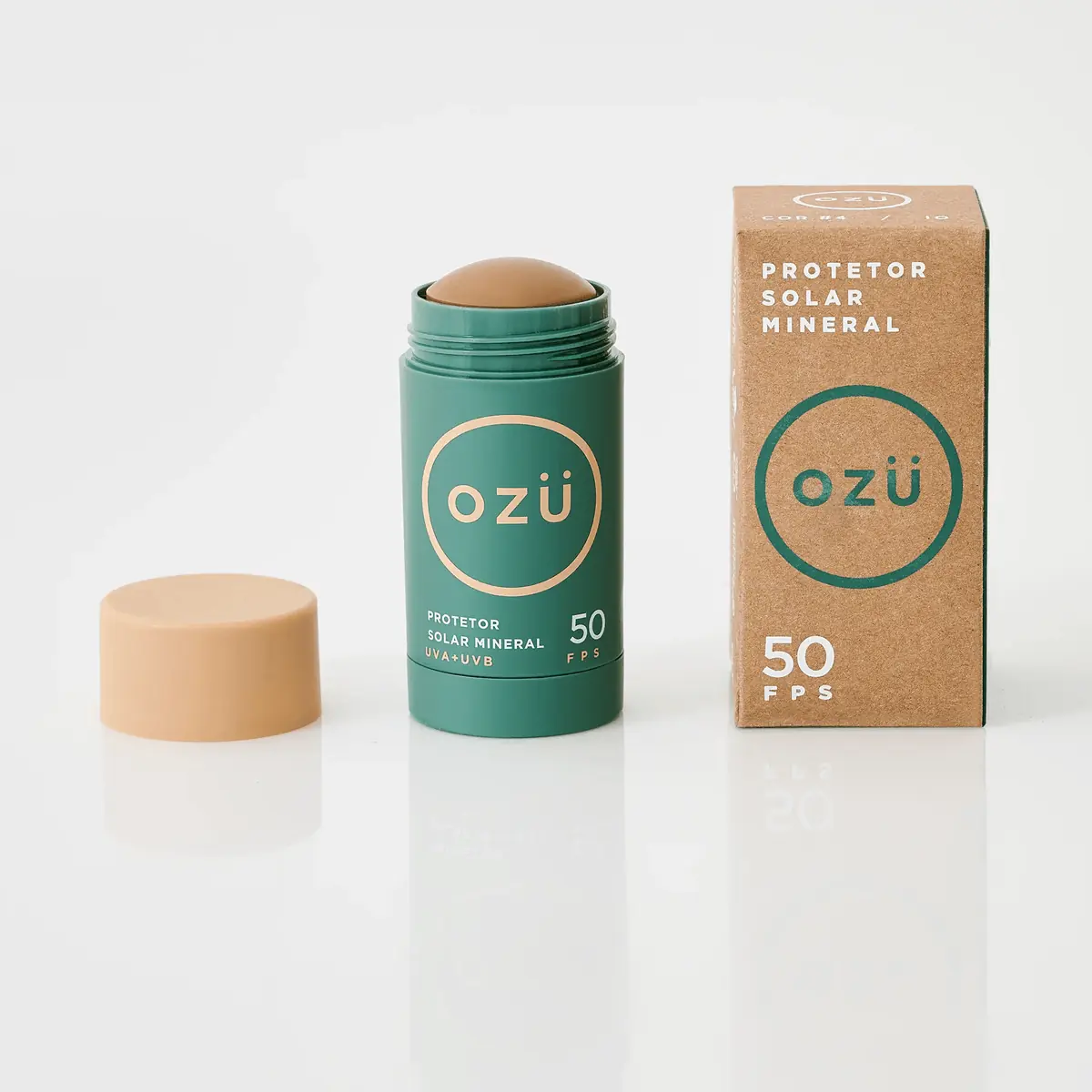 Bastao Facial Ozu Multifuncional Mineral Fps50 Cor 3 Tebe 29g