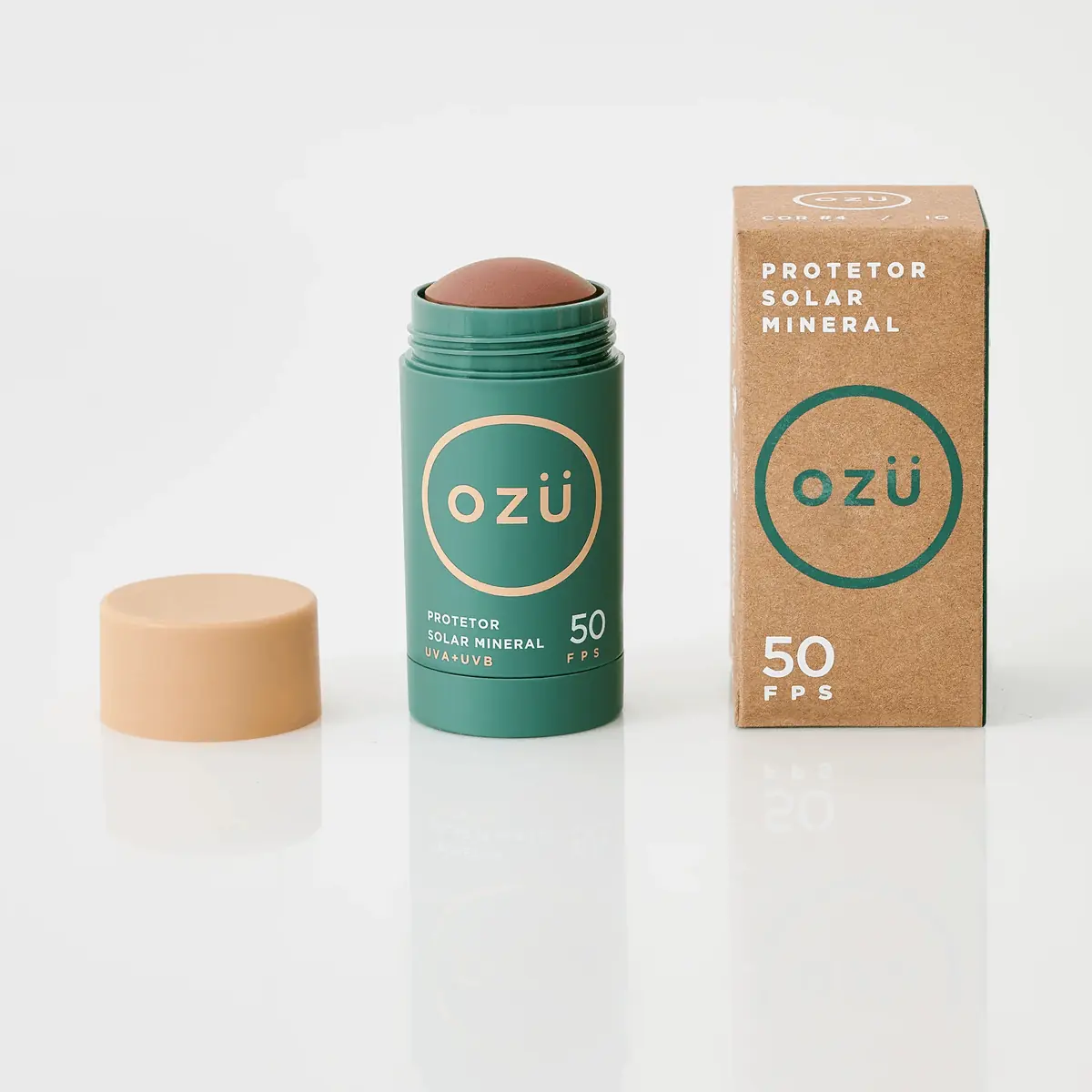 Bastao Facial Ozu Multifuncional Mineral Fps50 Cor 4 Io 29g