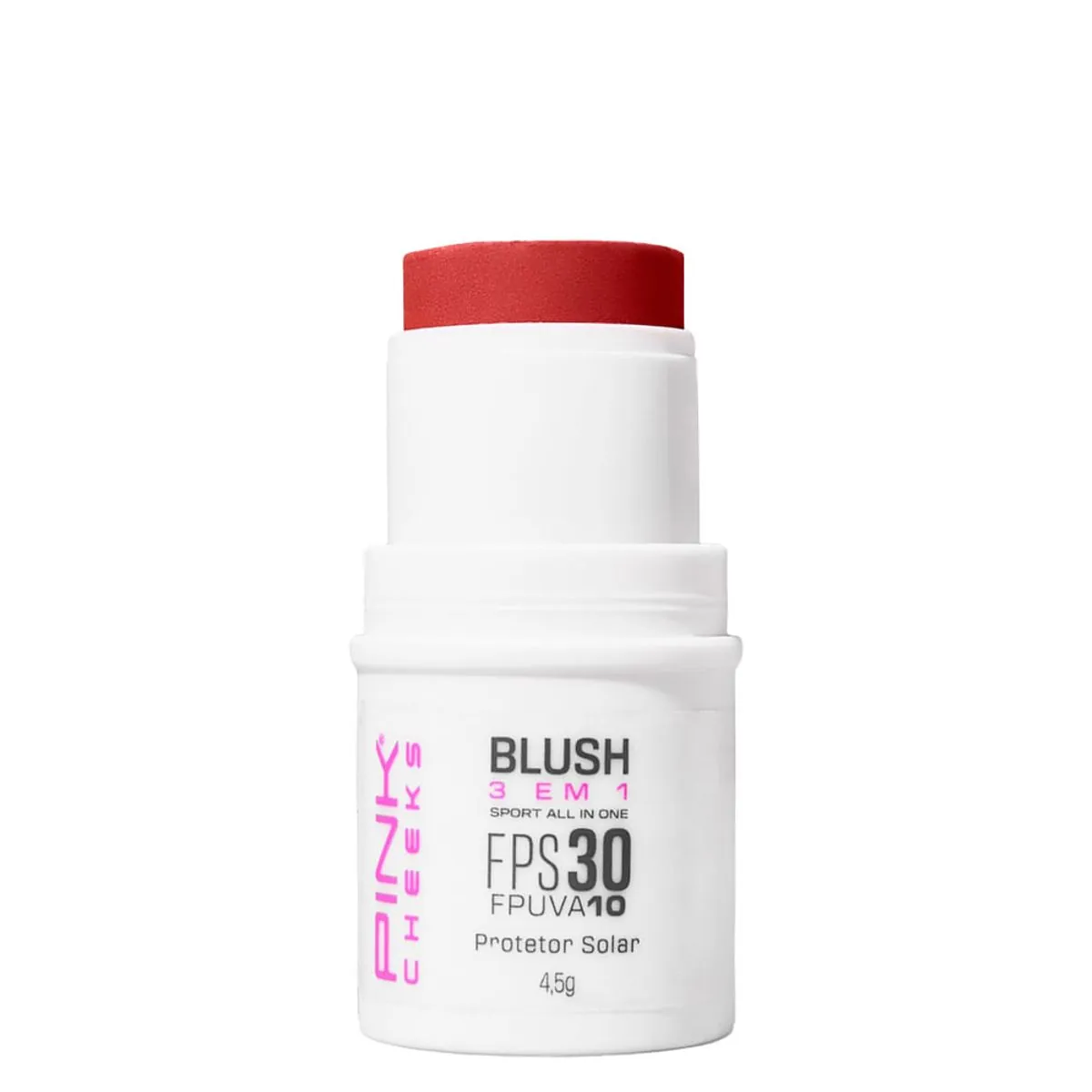 Blush Stick Pink Cheeks 3 Em 1 Sport All In Fps 30 Red Cherry 4,5g