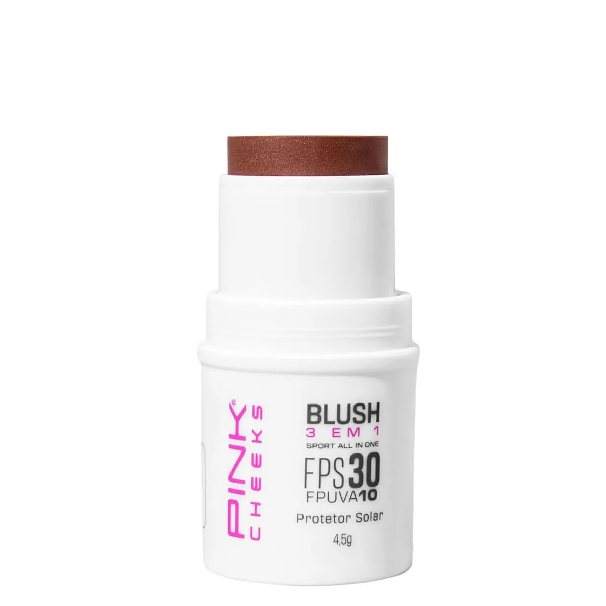 Blush Stick Pink Cheeks 3 Em 1 Sport All In Fps 30 4,6g