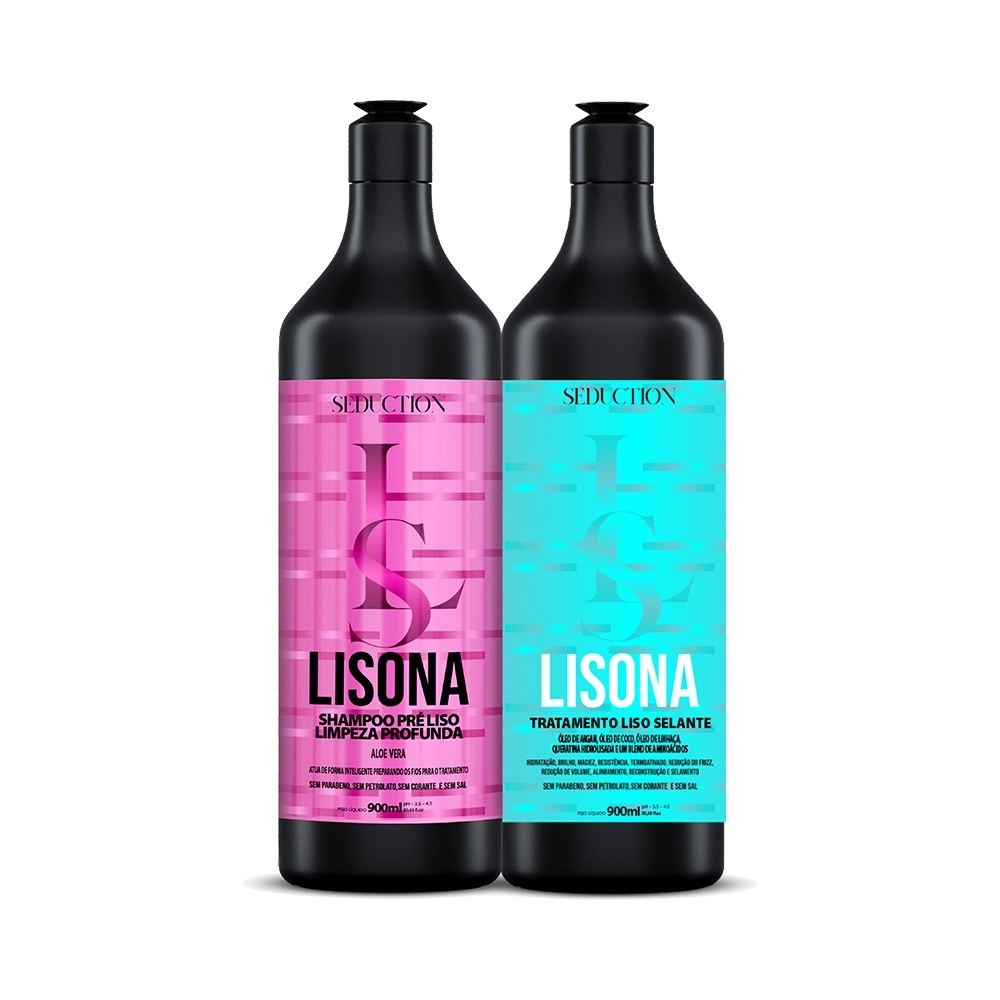 Transformacao Progressiva Eico Seduction Kit Lisona Sh Selante 2x900ml