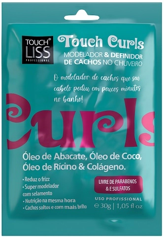 Modelador De Cachos No Chuveiro Touch Liss 30g Sache Touch Curls