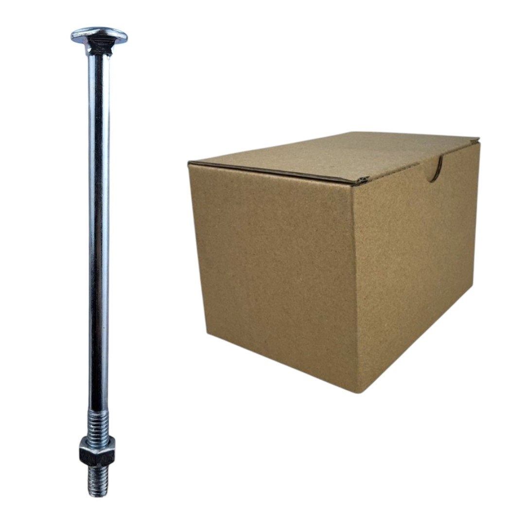 Parafuso Francês Galvanizado Com Porca - 5/16x6 (caixa Com 50 Peças) Stein