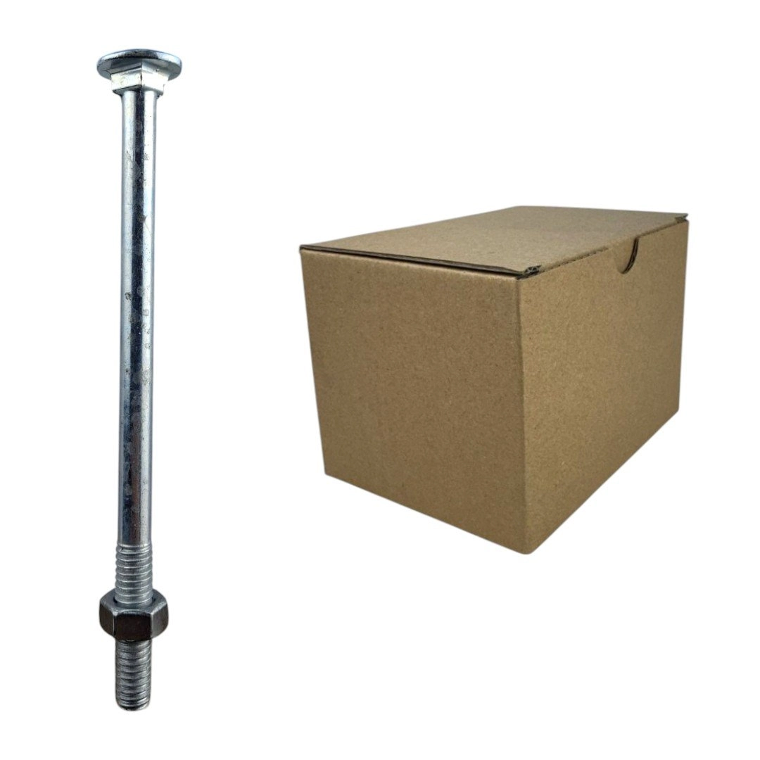 Parafuso Francês Galvanizado Com Porca - 5/16x5 (caixa Com 50 Peças) Stein