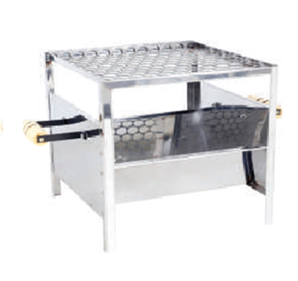 Churrasqueira Brotinho Em Aço Inox 30 X 30 Com Grelha Wa02