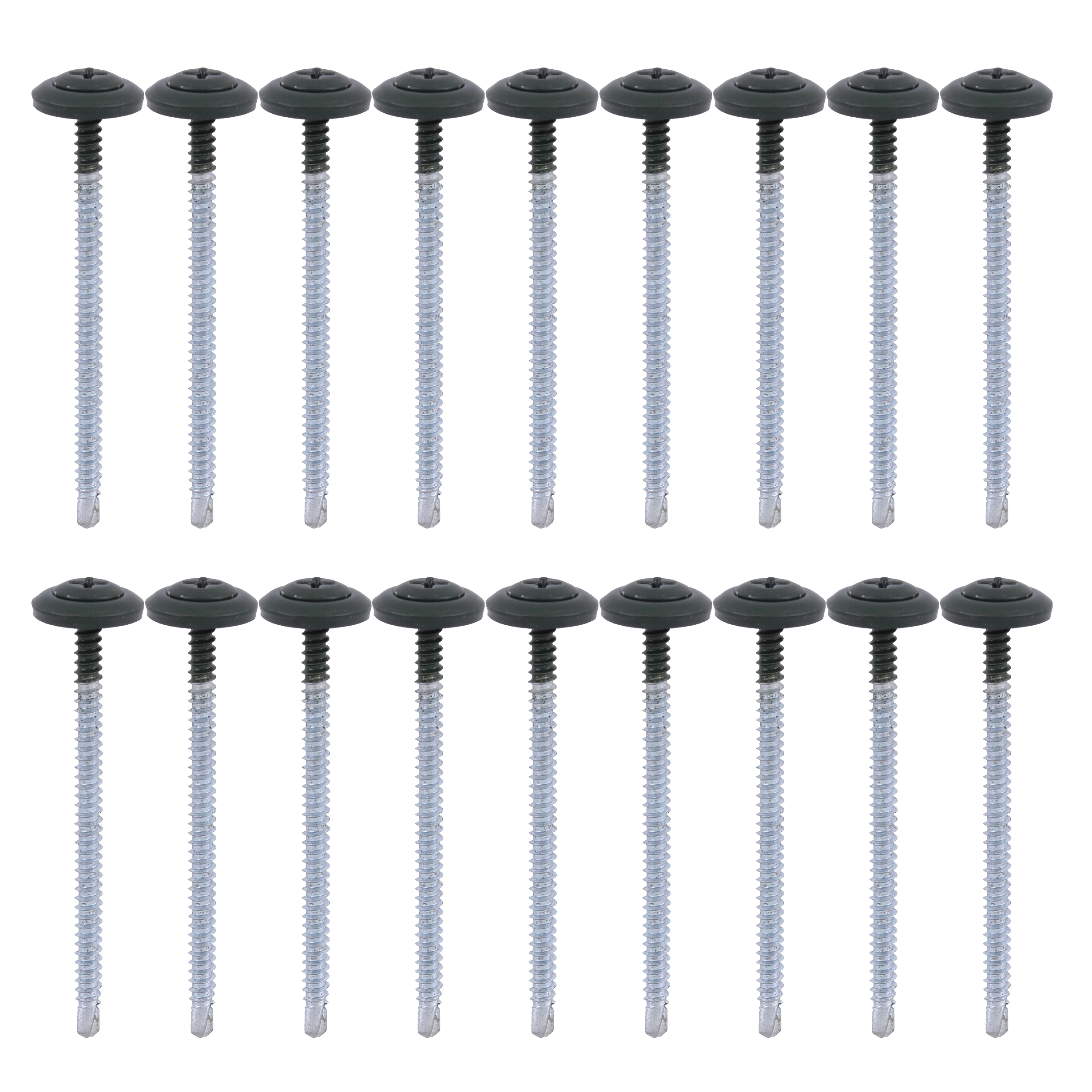 Speedfix Kit Parafuso Autobrocante com Anilha Embutida Verde 16x68x4,2mm Onduline