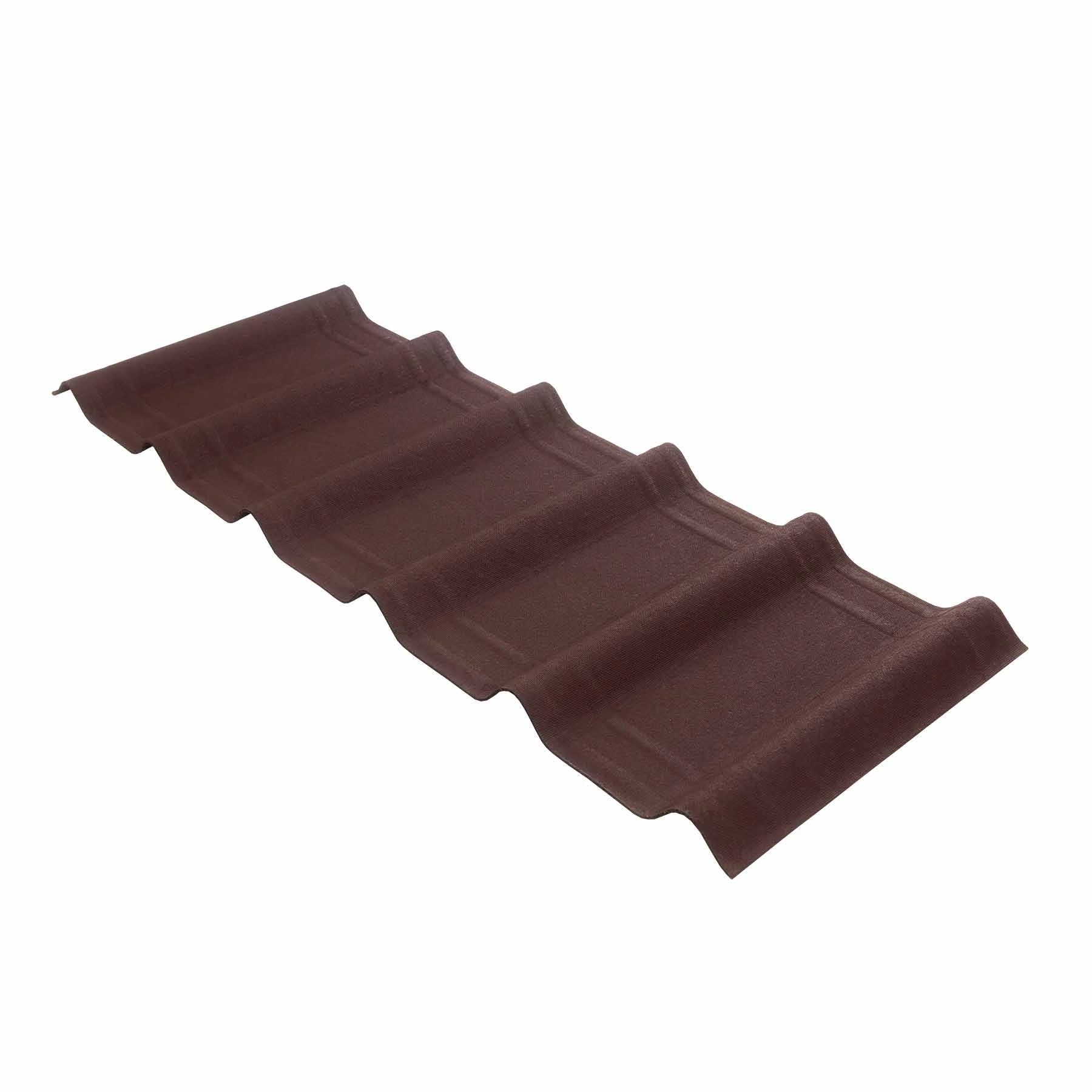 Telha Ecológica Premium Onduvilla Fibra Vegetal 40x107cm Marrom Onduline