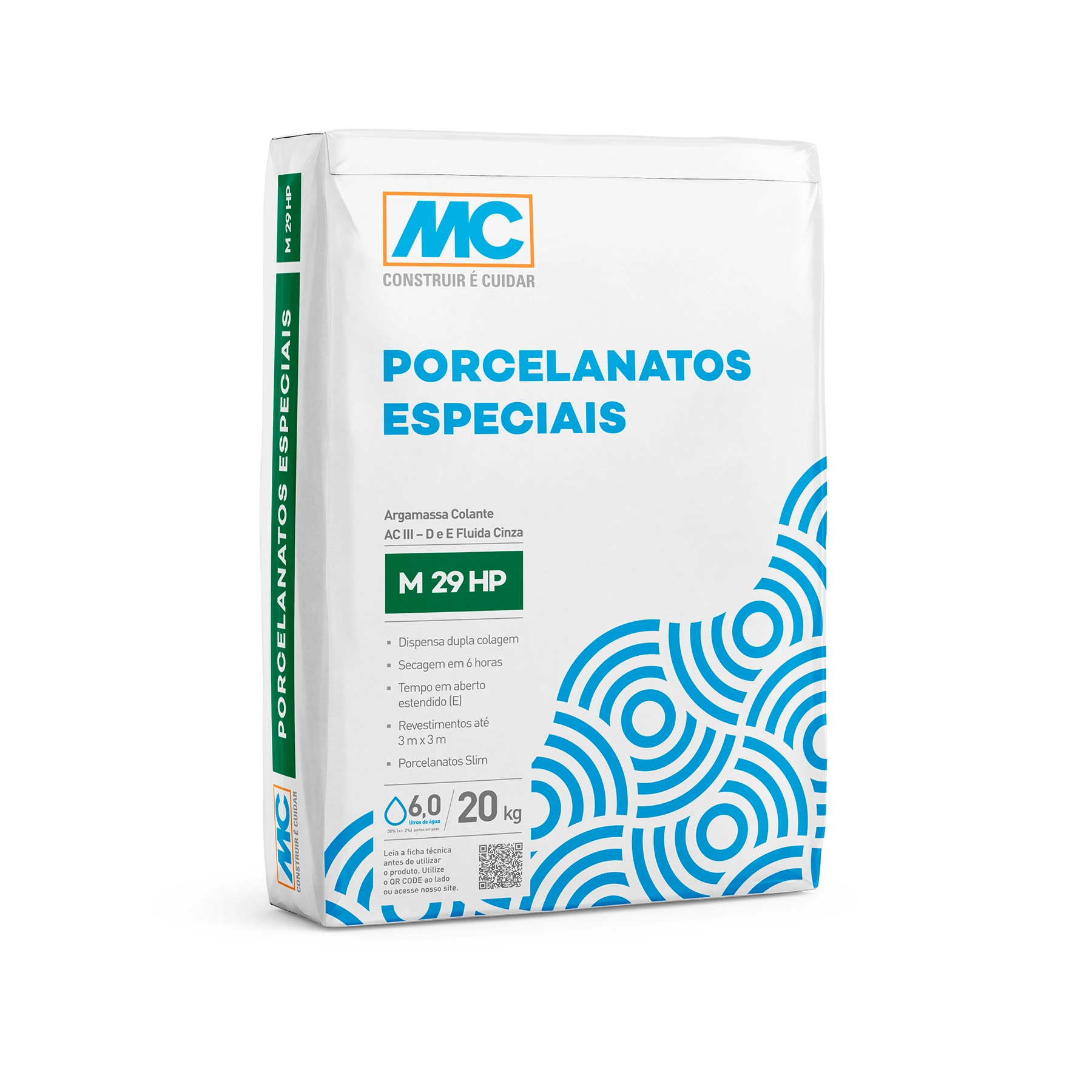 Argamassa ACIII Interno e Externo 20kg ultra Flexível M29 HP Branco MC Bauchemie