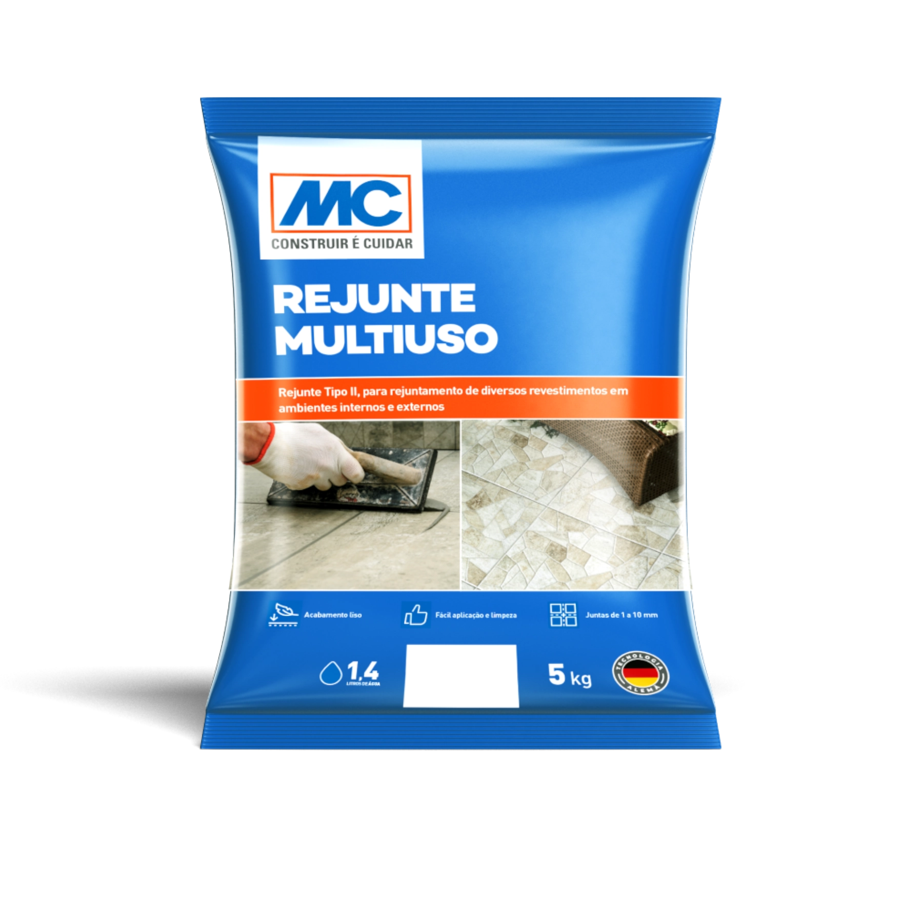 Rejunte Cimentício Carvalho 5 Kg MC Bauchemie