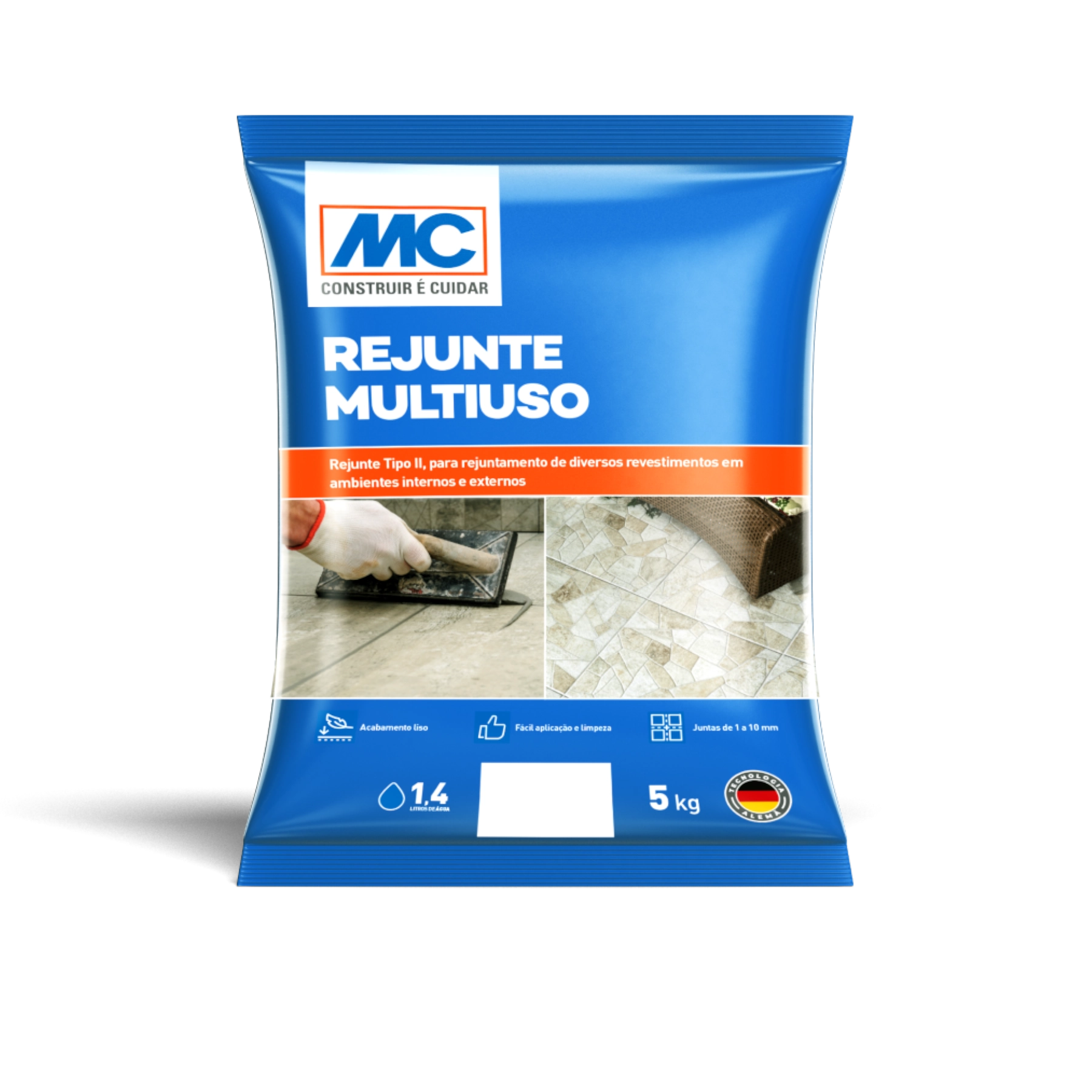 Rejunte Cimentício Crema Marfil 5 Kg MC Bauchemie