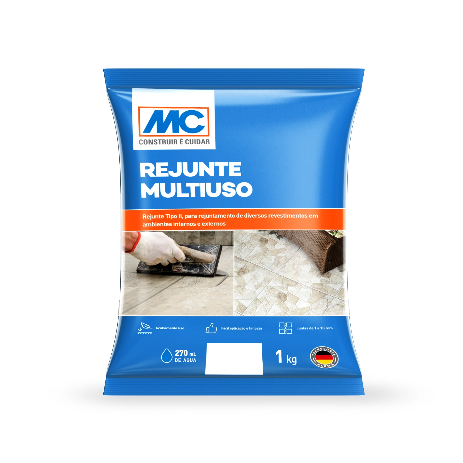 Rejunte Cimentício Grafite 1kg MC Bauchemie