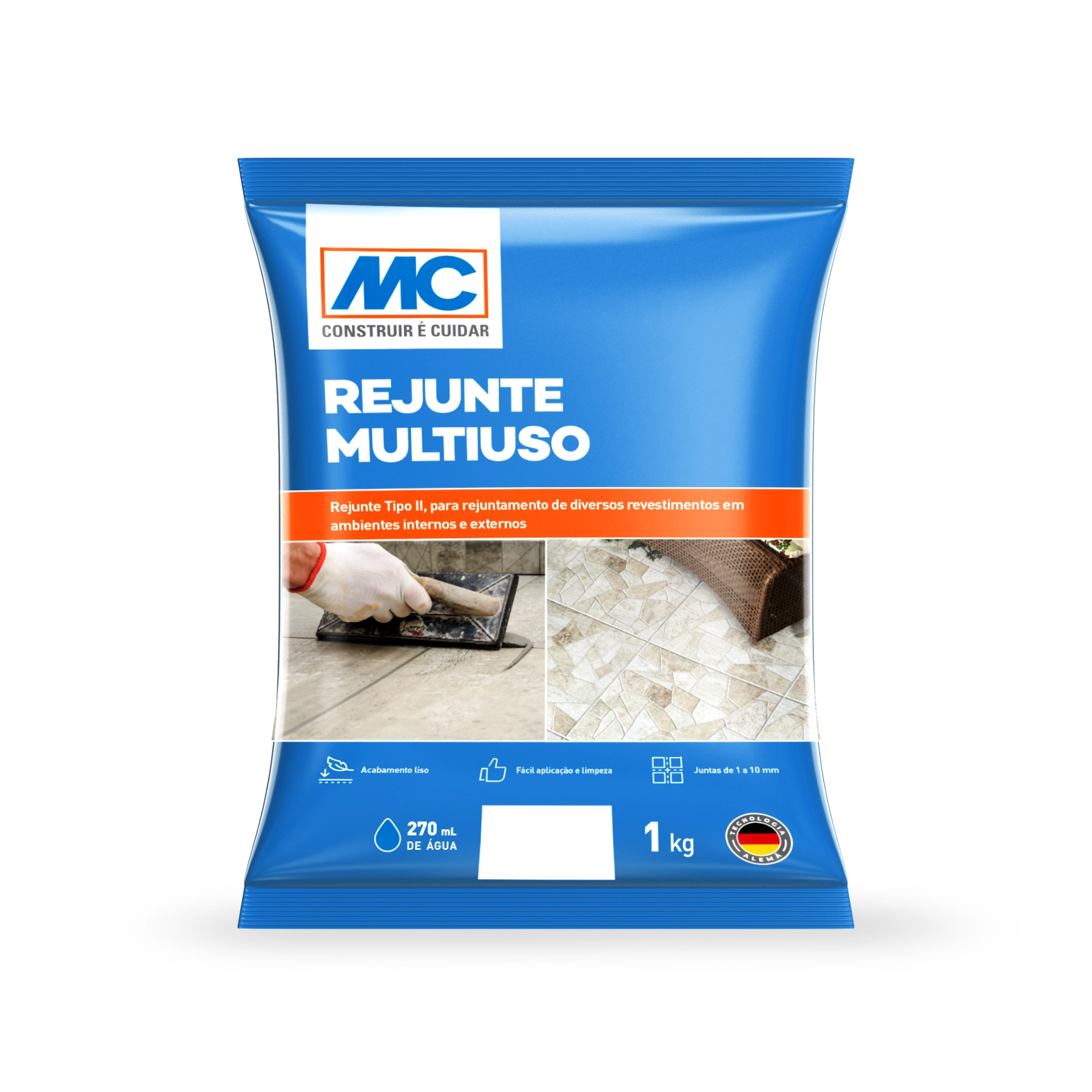 Rejunte Cimentício Neblina 1kg MC Bauchemie