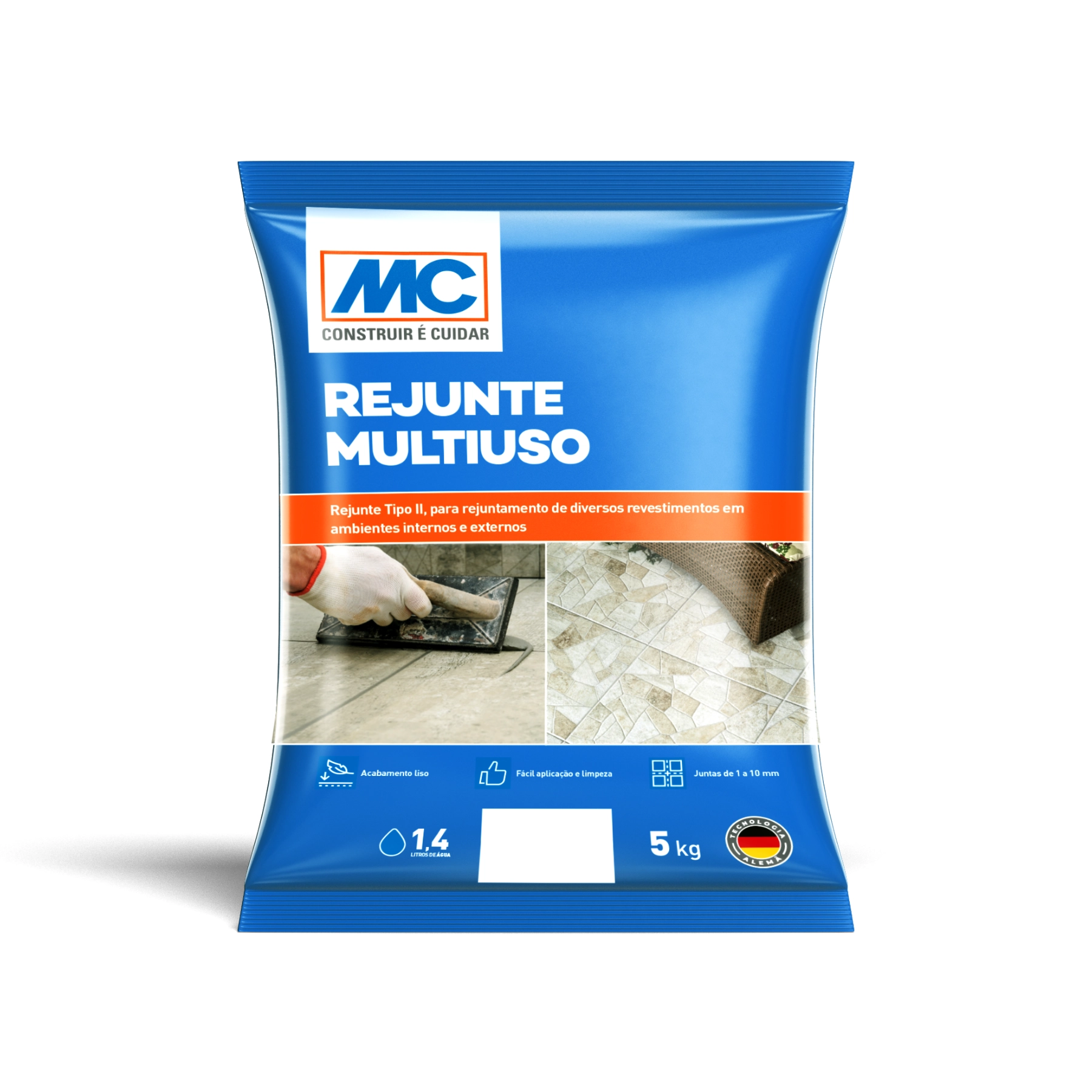 Rejunte Cimentício Grafite 5kg MC Bauchemie